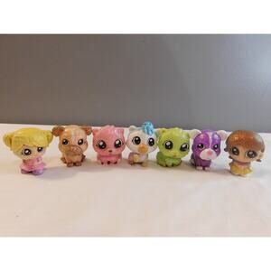 Tic Tac Toy XOXO Lot of 7 Glitter Friends